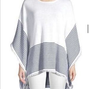 NWOT! Vineyard Vines Striped Merino Fringe Sweater